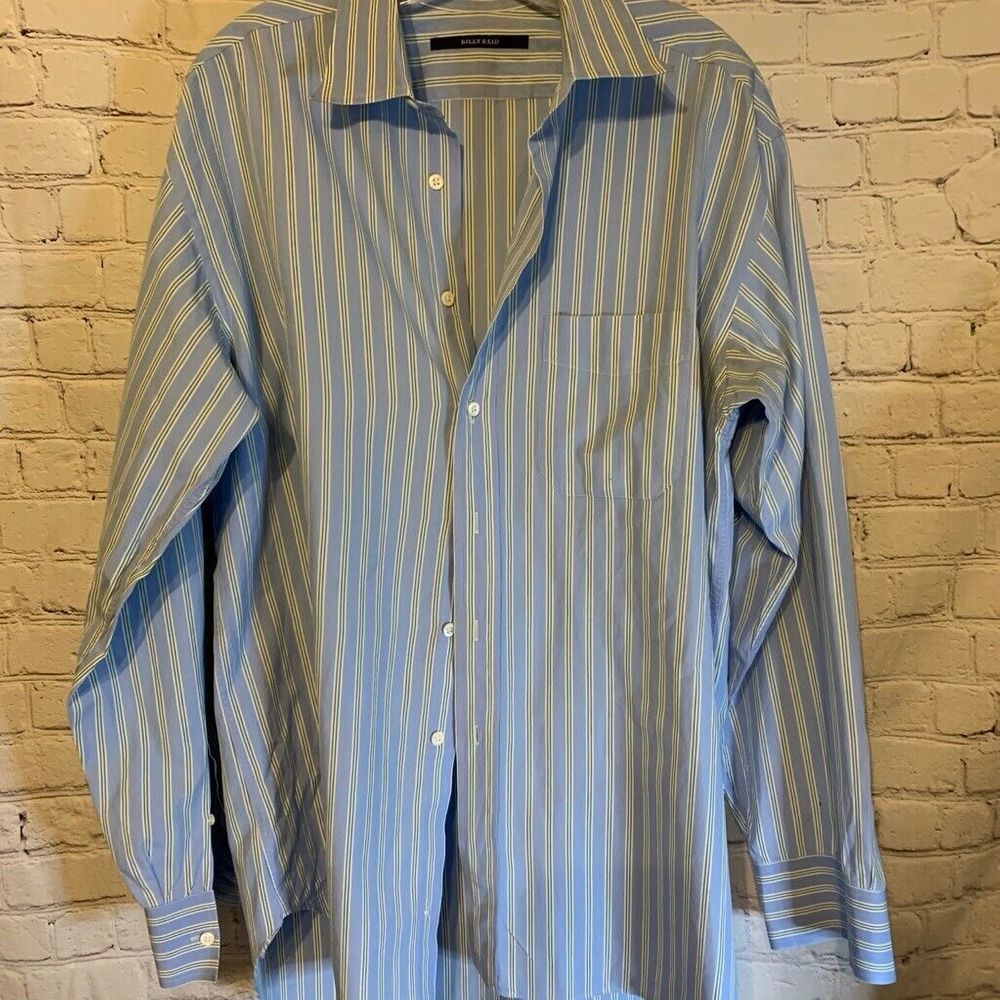 Billy Reid Button Front Shirt, XXL
